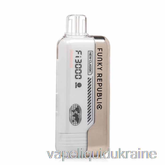 Vape Liquid Ukraine Funky Republic Fi3000 Disposable Peach Ice